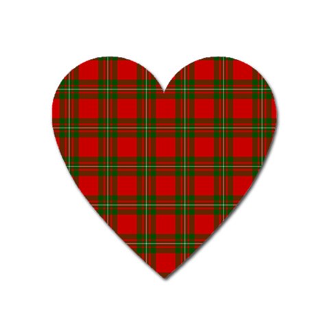 MacGregor Tartan Magnet (Heart) from ArtsNow.com Front