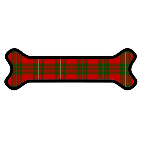 MacGregor Tartan Magnet (Dog Bone) from ArtsNow.com Front