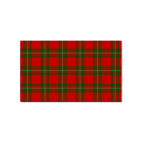 MacGregor Tartan Sticker Rectangular (10 pack) from ArtsNow.com Front