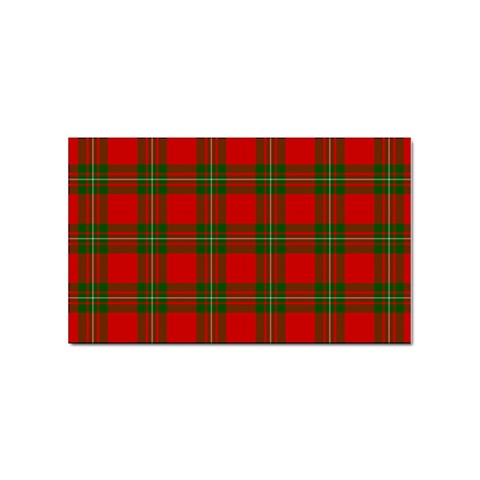 MacGregor Tartan Sticker Rectangular (100 pack) from ArtsNow.com Front