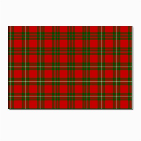 MacGregor Tartan Postcard 4 x 6  (Pkg of 10) from ArtsNow.com Front