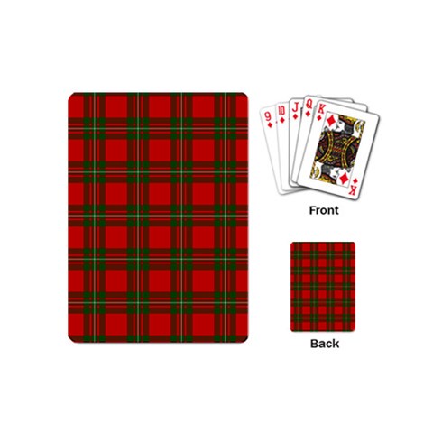 MacGregor Tartan Playing Cards (Mini) from ArtsNow.com Back