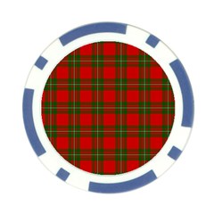 MacGregor Tartan Poker Chip Card Guard from ArtsNow.com Front