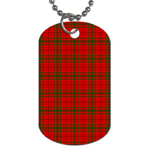 MacNab Tartan Dog Tag (Two Sides) from ArtsNow.com Front