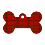 MacNab Tartan Dog Tag Bone (One Side)