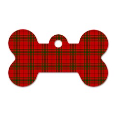 MacNab Tartan Dog Tag Bone (Two Sides) from ArtsNow.com Front