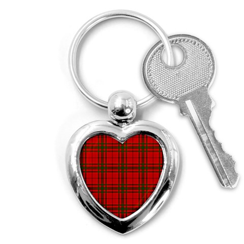 MacNab Tartan Key Chain (Heart) from ArtsNow.com Front