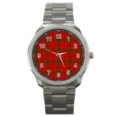 MacNab Tartan Sport Metal Watch from ArtsNow.com Front