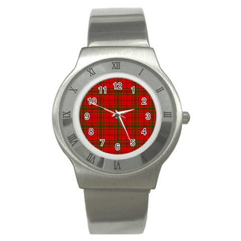 MacNab Tartan Stainless Steel Watch from ArtsNow.com Front