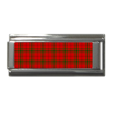 MacNab Tartan Superlink Italian Charm (9mm) from ArtsNow.com Front