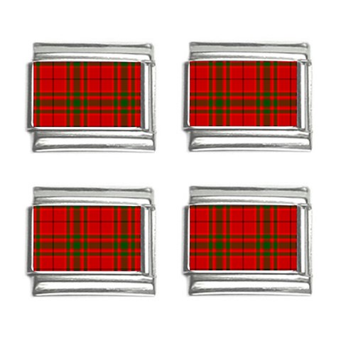 MacNab Tartan 9mm Italian Charm (4 pack) from ArtsNow.com Front
