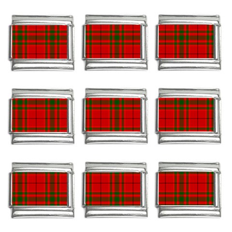 MacNab Tartan 9mm Italian Charm (9 pack) from ArtsNow.com Front