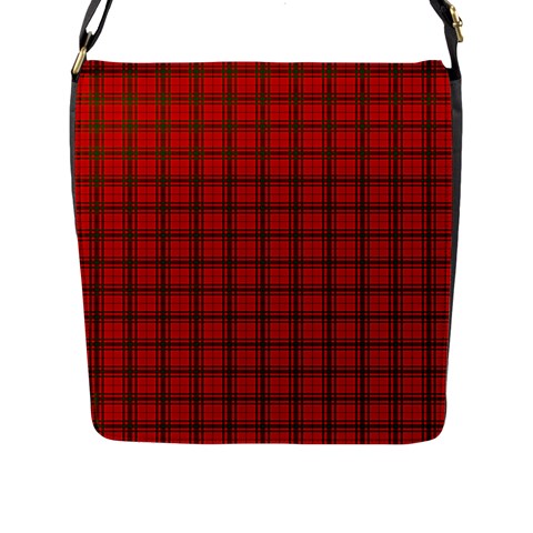 MacNab Tartan Flap Closure Messenger Bag (L) from ArtsNow.com Front