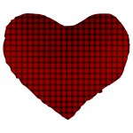 MacNab Tartan Large 19  Premium Heart Shape Cushion