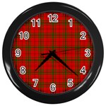 MacNab Tartan Wall Clock (Black)