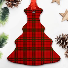 MacNab Tartan Christmas Tree Ornament (Two Sides) from ArtsNow.com Front