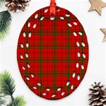 MacNab Tartan Ornament (Bell) Ornament (Oval Filigree)