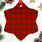 MacNab Tartan Snowflake Ornament (Two Sides)
