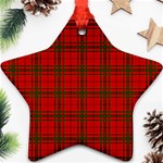 MacNab Tartan Star Ornament (Two Sides)