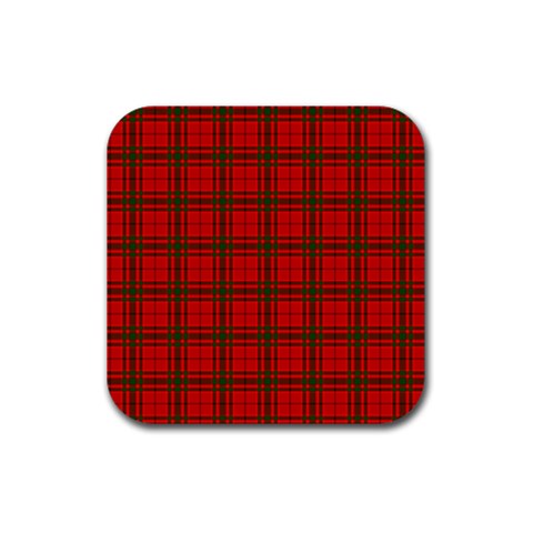 MacNab Tartan Rubber Coaster (Square) from ArtsNow.com Front