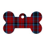 MacTavish Tartan Dog Tag Bone (Two Sides)