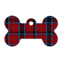 MacTavish Tartan Dog Tag Bone (Two Sides) from ArtsNow.com Back