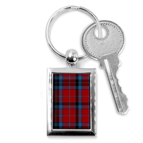 MacTavish Tartan Key Chain (Rectangle) from ArtsNow.com Front