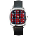 MacTavish Tartan Square Metal Watch