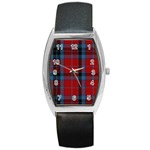 MacTavish Tartan Barrel Style Metal Watch