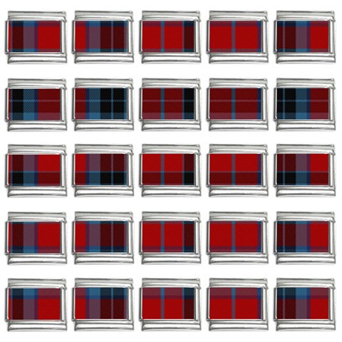 MacTavish Tartan 9mm Italian Charm (25 pack) from ArtsNow.com Front