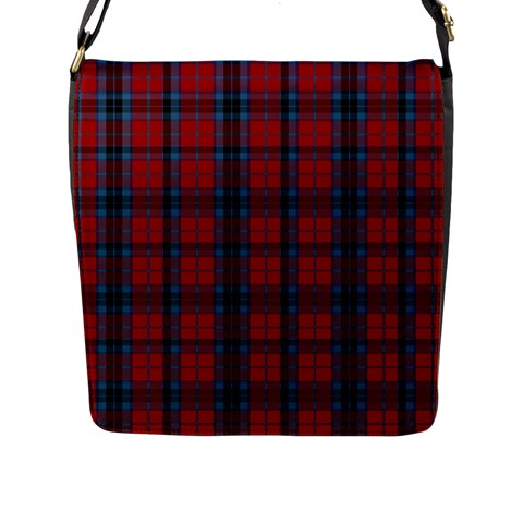 MacTavish Tartan Flap Closure Messenger Bag (L) from ArtsNow.com Front