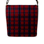 MacTavish Tartan Flap Closure Messenger Bag (L)