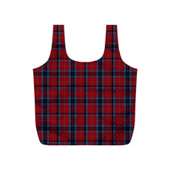 MacTavish Tartan Full Print Recycle Bag (S) from ArtsNow.com Front