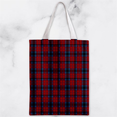 MacTavish Tartan Zipper Classic Tote Bag from ArtsNow.com Back