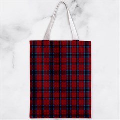 MacTavish Tartan Zipper Classic Tote Bag from ArtsNow.com Back
