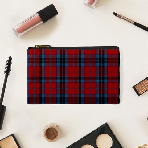 MacTavish Tartan Canvas Cosmetic Bag (XS) from ArtsNow.com Front