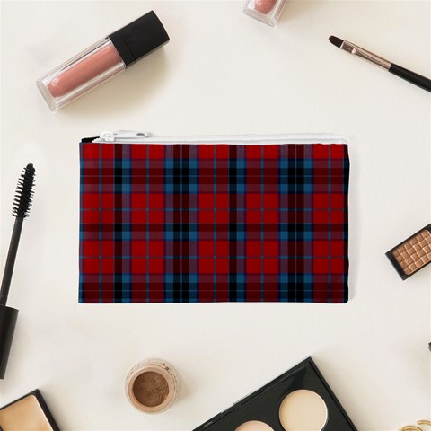 MacTavish Tartan Canvas Cosmetic Bag (XS) from ArtsNow.com Front