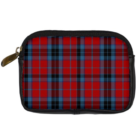 MacTavish Tartan Digital Camera Leather Case from ArtsNow.com Front