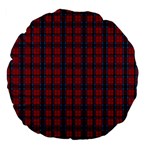 MacTavish Tartan Large 18  Premium Flano Round Cushion
