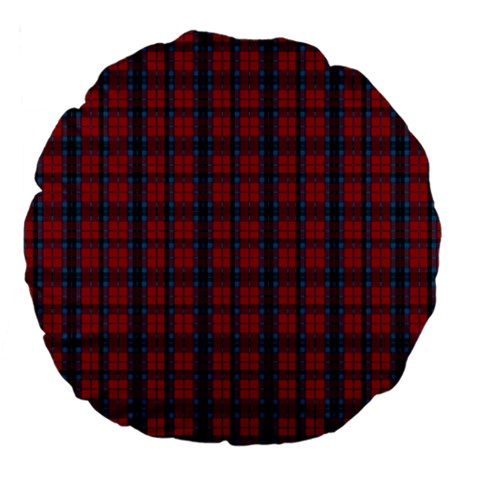 MacTavish Tartan Large 18  Premium Flano Round Cushion from ArtsNow.com Back