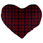MacTavish Tartan Large 19  Premium Heart Shape Cushion