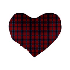 MacTavish Tartan Standard 16  Premium Heart Shape Cushion from ArtsNow.com Back