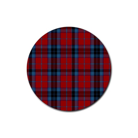 MacTavish Tartan Rubber Coaster (Round) from ArtsNow.com Front
