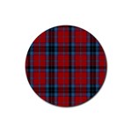 MacTavish Tartan Rubber Round Coaster (4 pack)