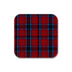 MacTavish Tartan Rubber Square Coaster (4 pack)
