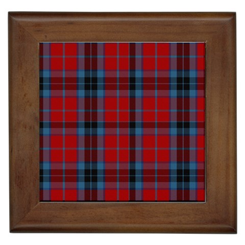 MacTavish Tartan Framed Tile from ArtsNow.com Front