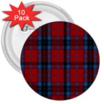 MacTavish Tartan 3  Button (10 pack)