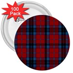 MacTavish Tartan 3  Button (100 pack)