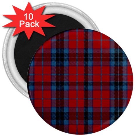 MacTavish Tartan 3  Magnet (10 pack) from ArtsNow.com Front