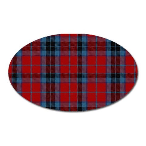 MacTavish Tartan Magnet (Oval) from ArtsNow.com Front